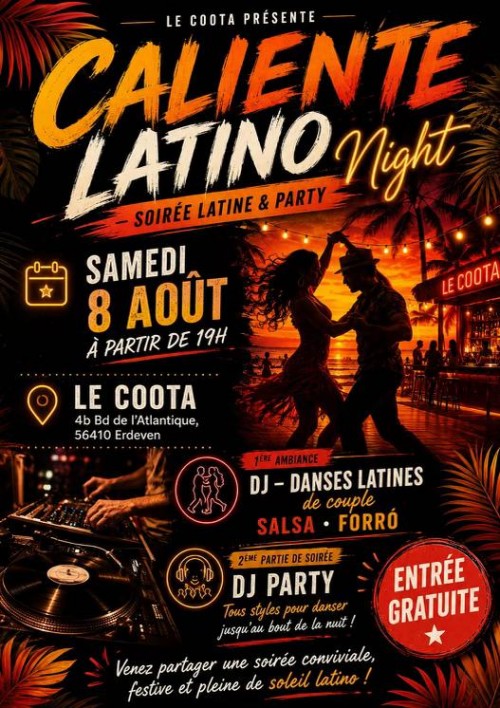 Soirée Danse Latine & DJ Party 19H
